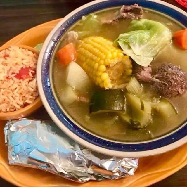 Caldo De Res Dinner (Beef Soup).