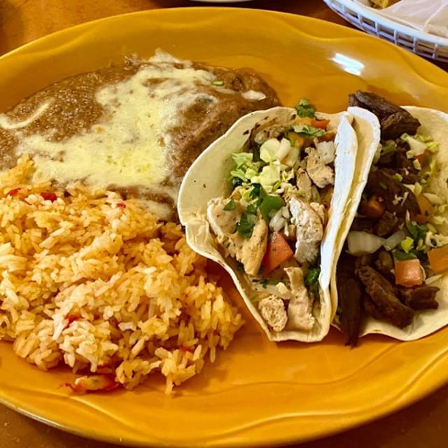 H. Three Asada Taco Dinner.