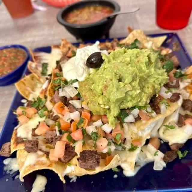Carne Asada Nachos.