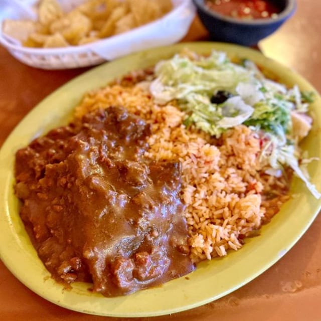 D. Tamale with a Green Enchilada.